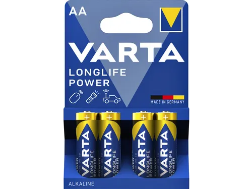 Batterij Varta Longlife Power 4x AA Alkaline 1.5V