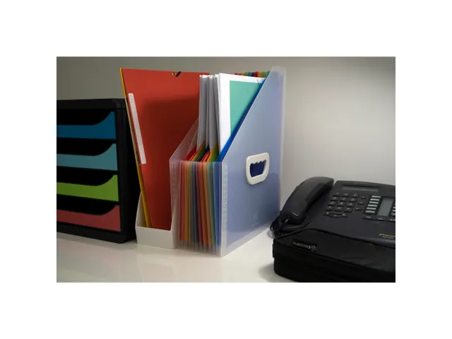 Tijdschriftenhouder PP CRYSTAL transp.