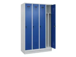 locker voor scheiding van kleding,HxBxD 1950x1200x500mm,4vak