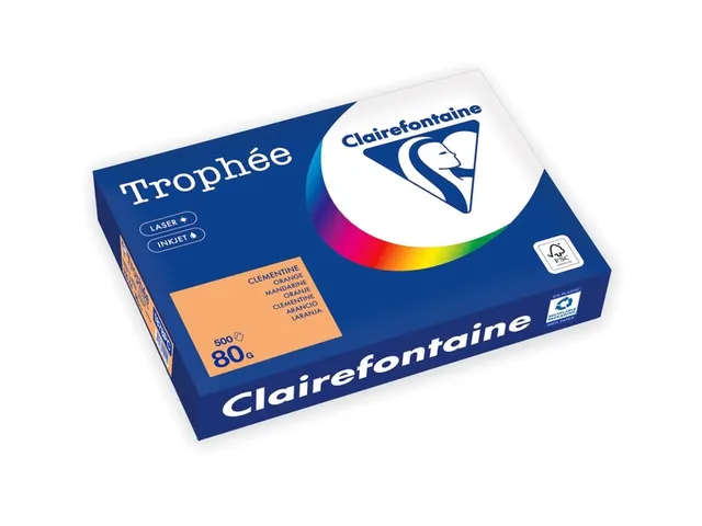 Kopieerpapier Trophee A4 80 gram oranje