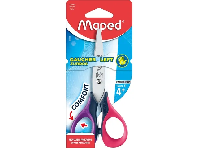 Kinderschaar Maped Sensoft 13cm links assorti