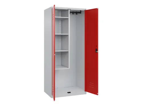 schoonmaakkast,HxBxD 1850x800x500mm,links 4vakken