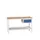 werkbank,HxBxD 930x1500x600mm,multiplexblad,4voeten,uitrusting: lade