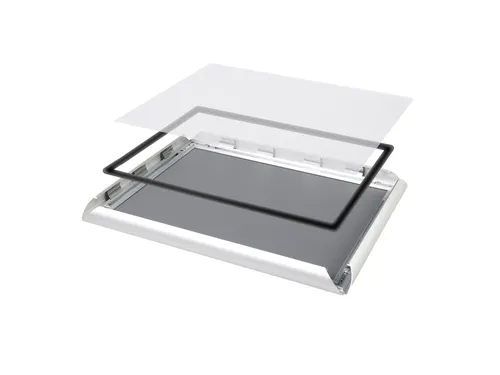 Kliklijst Quantore outdoor A5 25mm zilver