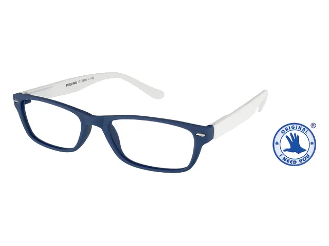 Leesbril I Need You +2.50 dpt Feeling blauw-wit