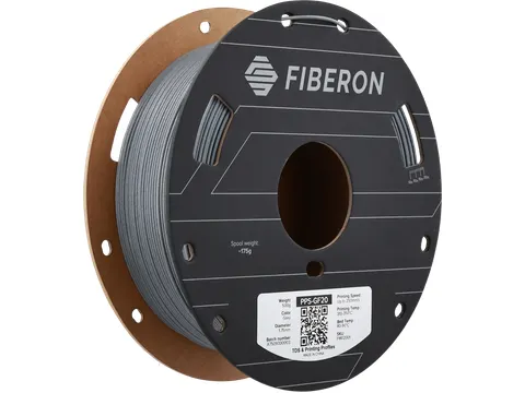 3D Filament Fiberon PPS-GF20 Grey, 1,75 mm / 500 gram
