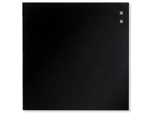 Glasmagneetbord Naga 35x35cm zwart