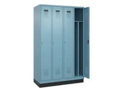 locker voor scheiding van kleding,HxBxD 1950x1200x500mm,4vak