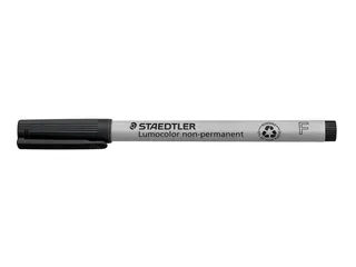 Viltstift Staedtler OHP Lumocolor 316 F Non Permanent Zwart 0.6mm - 4