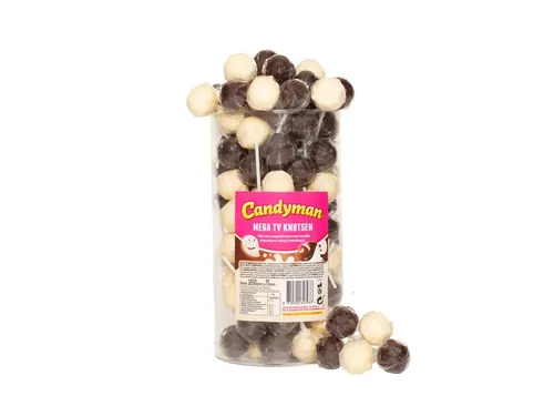 Lolly Candyman Mega TV Knotsen 75 stuks