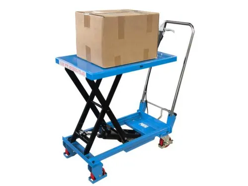 mobiele schaarheftafel,draagverm. 150kg,platform LxB 700x450mm