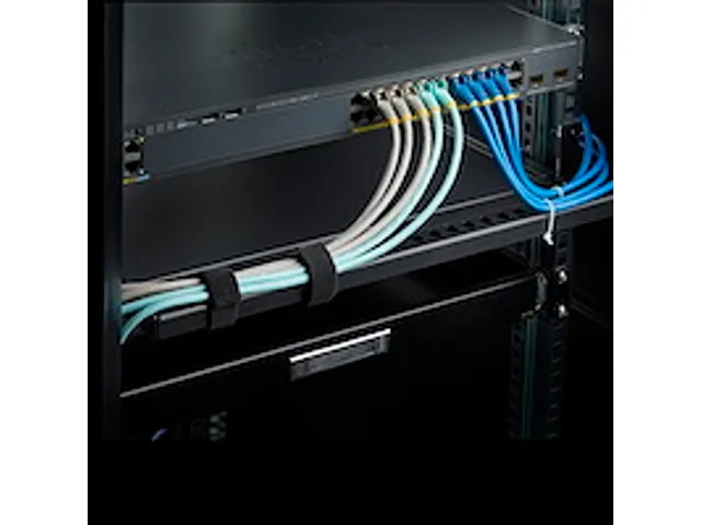 1U Rackmonteerbare Kabelorganizer met Verstelbare Diepte