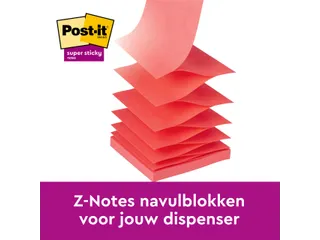 Memoblok Post-it 3M Z-Notes R330 Super Sticky 76x76mm Carnival - 5