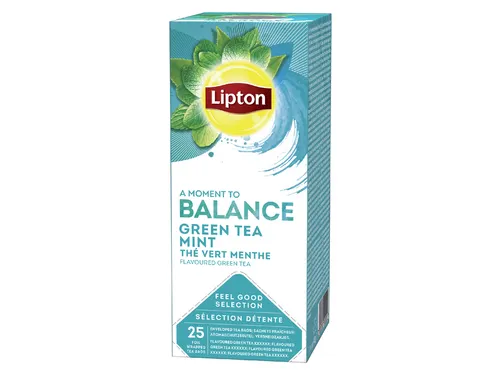 Thee Lipton Balance green tea mint 25x1.5gr