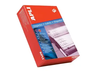 Apli Etiketten Op Kettingpapier 88.9x36mm 1-baans - 1
