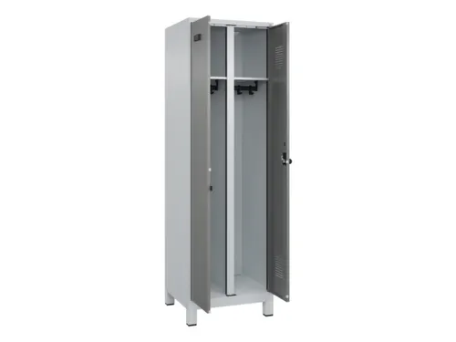 locker voor scheiding van kleding,HxBxD 1950x600x500mm,2vak