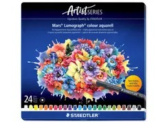 Crayon Aquarelle Staedtler Mars Lumograph set 24 couleurs