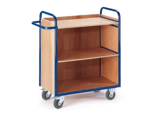 etagewagen,draagverm. 150kg,3etage(s),laadvl. LxB 1000x490mm,houtetage - 2