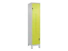 Z-garderobekast,HxBxD 1950x400x500mm,vak B 200/400mm,draaigrendel
