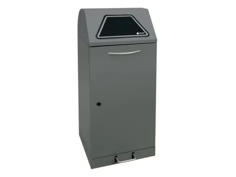 afvalverzamelaar,niet-brandbaar,1x120l,HxBxD 1100x450x450mm