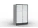 armoire multicases,corps RAL7021,face avant RAL7035