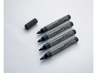 Whiteboardstift Sigel 2-3mm rond zwart - 4