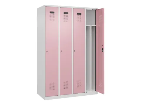locker voor scheiding van kleding,HxBxD 1850x1200x500mm,4vak