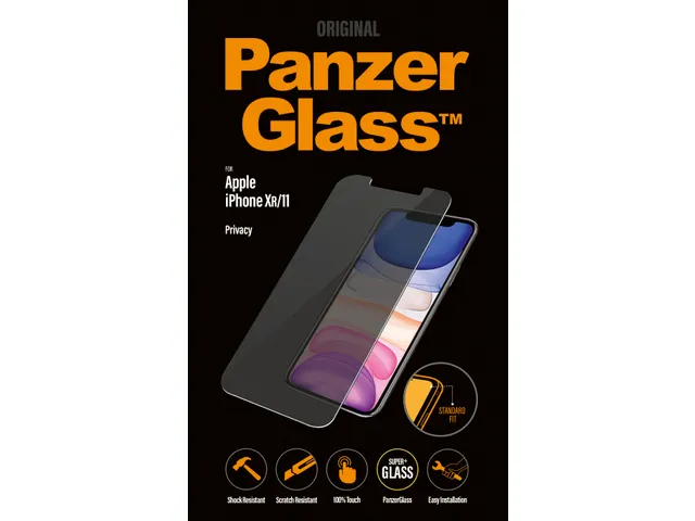 PanzerGlass Privacy Screen Protector iPhone 11 | XR | Standard Fit,