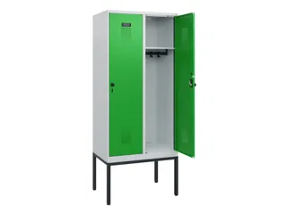 schoollocker,HxBxD 1950x800x500mm,2vak,vak B 400mm,draaigrendel - 1