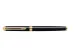 Vulpen Waterman Hémisphère Black lacquer GT Medium Blauwe inkt