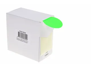 Etiketten Op Rol 50mm Fluor Groen Met Dispenser 500 Stuks - 4