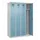 locker voor scheiding van kleding,HxBxD 1850x1200x500mm,4vak