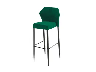 barkruk,zitting H 790mm,zitting stof,zitting velours groen - 1