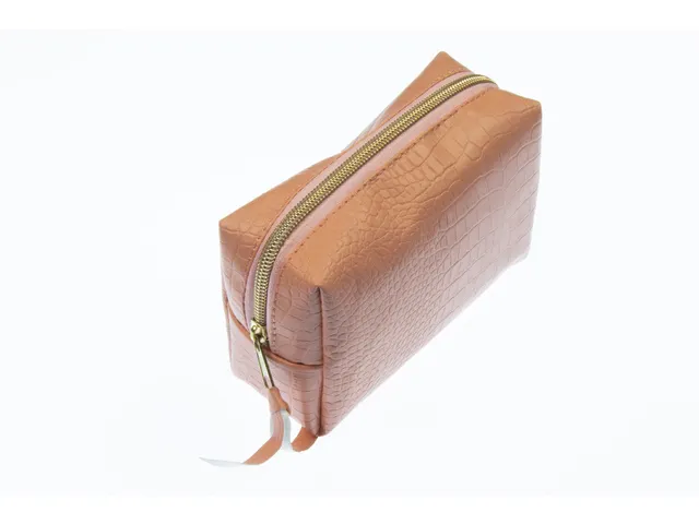 Etui Pure Croco perzik rose 15x6x9 cm