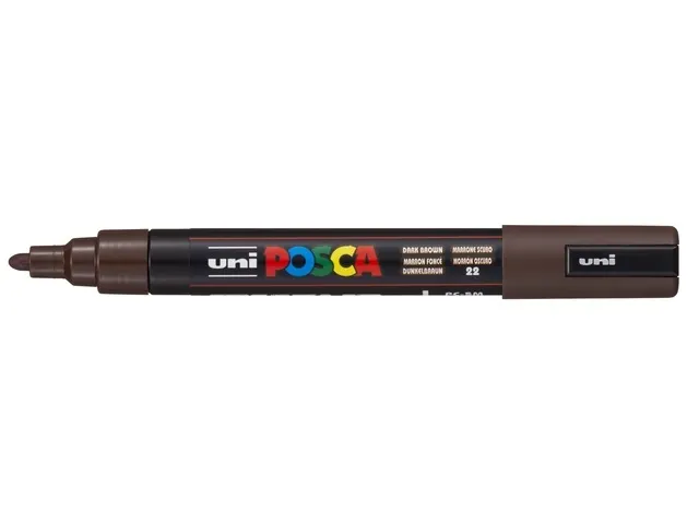 Paintmarker Uni POSCA PC5M medium donkerbruin
