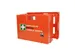 mallette de secours,p. chimie,DIN 13157,ABS orange,av. support mural