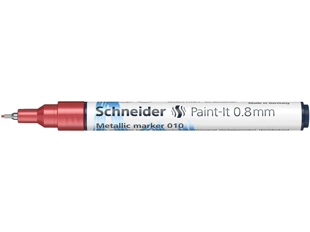 Metallic marker Schneider Paint-It 010 0.8mm rood metallic
