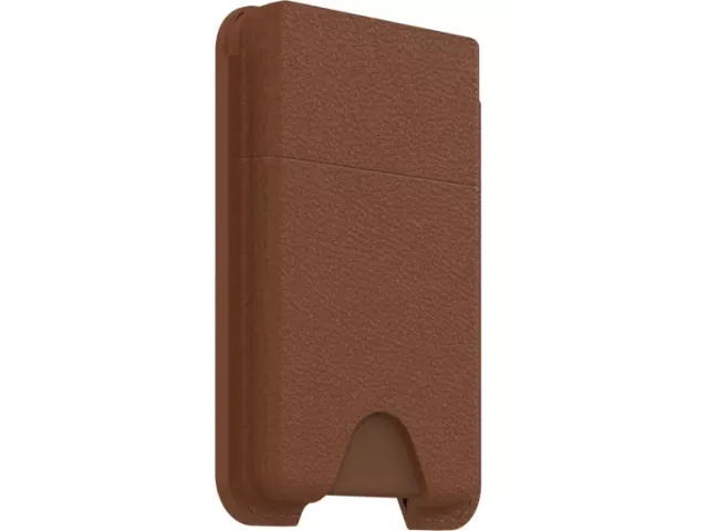OtterBox Cactus Leather MagSafe wallet bruin
