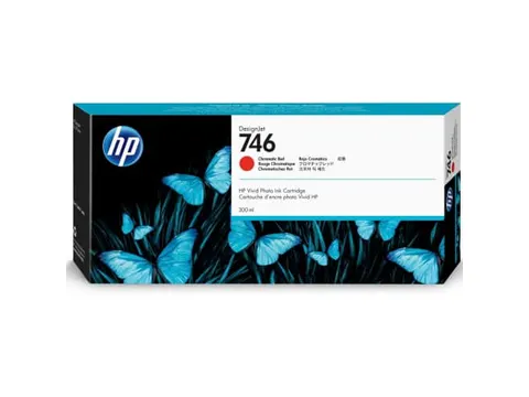 HP Cartridge 746 Chromatisch Rood 300ml P2V81A