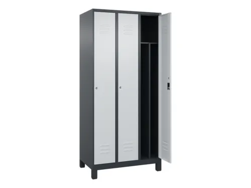 locker voor scheiding van kleding,HxBxD 1950x900x500mm,3vak