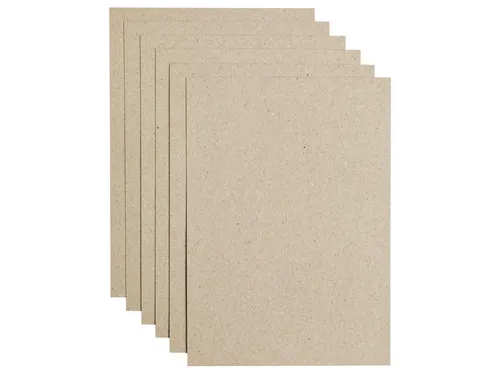 Kopieerpapier Papicolor A4 220gr 6 vel kraft grijs