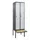 locker met bank,HxBxD 2120x600x815mm,2vak,vak B 300mm,draaigrendel