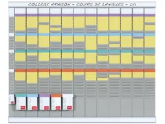 T-kaart Planner Nobo 12 Panelen 32 Sleuven