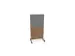 cloison de séparation Hxl 1545x800mm NT-cerise BN8078-gris