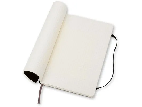 Notitieboek Moleskine XL 190x250mm lijn soft cover zwart