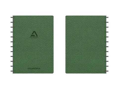 Schrift Adoc Business A4 ruit 5x5mm 144 pagina's 90gr groen