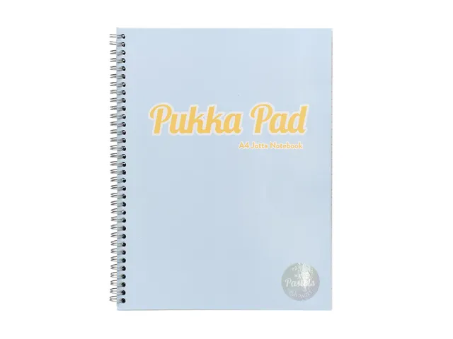 Carnet de notes à spirales Pukka Pad Pastel A4 ligné 3 pièces assor