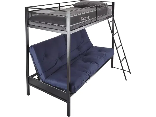 Xrocker Stronghold Triple Bunk Bed 2020148 90x190cm zwart