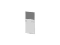 cache de banque d'accueil p. table de bureau Bl-blanc BN8078-gris