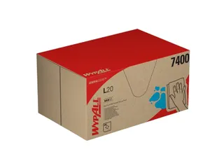 Poetsdoek WypAll L20 GeneralClean 420x330mm blauw 280 vel - 1